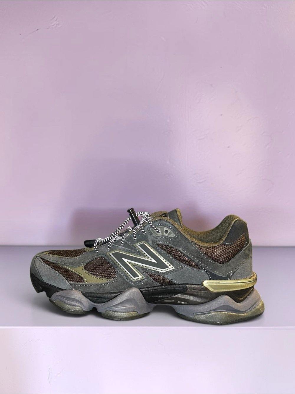 New Balance 9060 "Blacktop Dark Moss" Athletic Sneaker